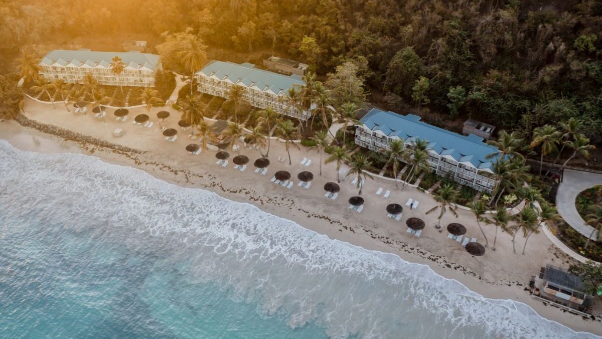 Beach at Soho Beach House Canouan - Photo by Andrew Joseph Woomer