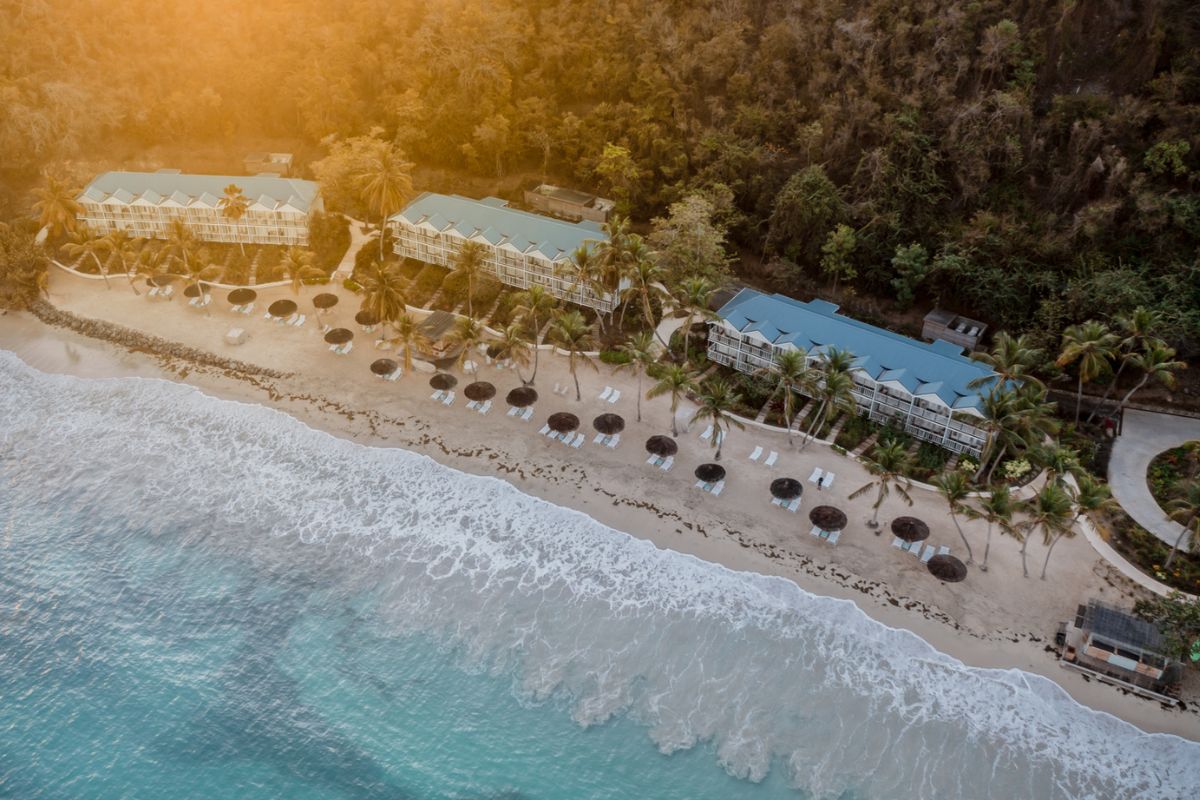 Beach at Soho Beach House Canouan - Photo by Andrew Joseph Woomer