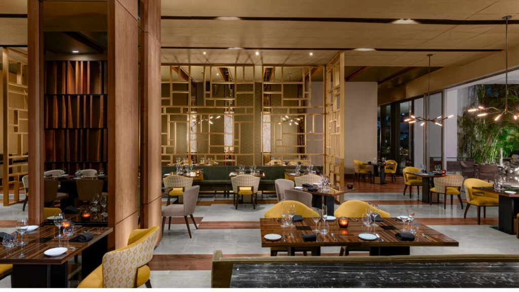 Interior of Cocina de Autor restaurant at Grand Velas Los Cabos