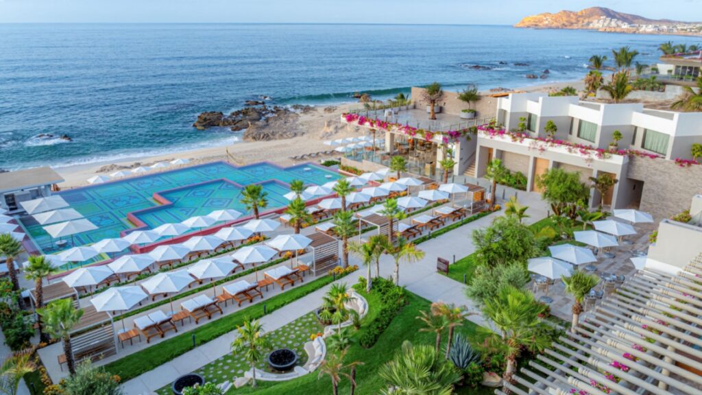 An aerial view of Grand Velas Boutique Los Cabos