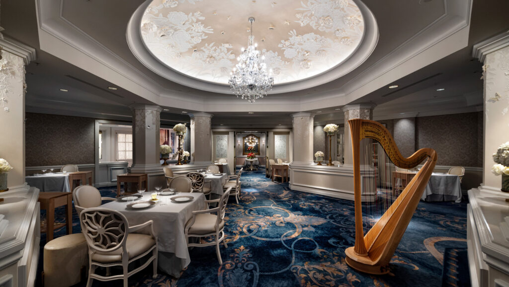 The dining room inside Victoria & Albert's