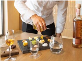 A wine and cheese tasting at Grand Velas Boutique Los Cabos