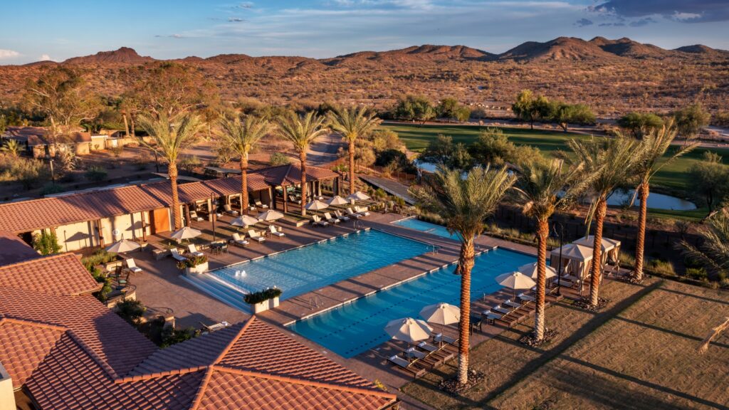 The new pool complex at Rancho de Los Caballeros