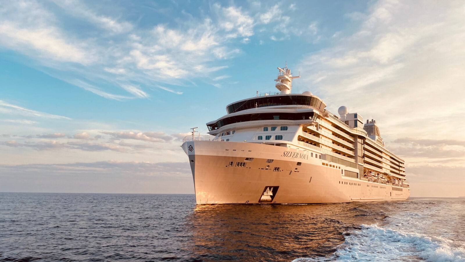 Silversea ship at sea