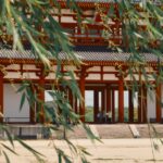 Travelers at a temple in Japan on a Luxury Collection Expedition