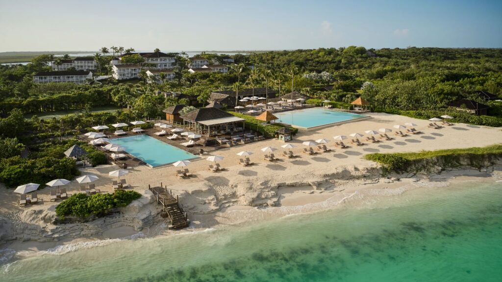 Aerial view of Como Parrot Cay (Photo: Como Parrot Cay)