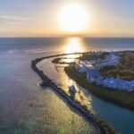 Hawks Cay Beach resort in Florida with view of the coast