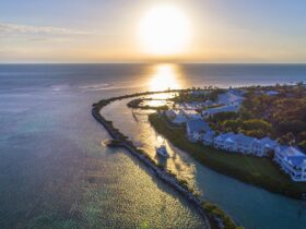 Hawks Cay Beach resort in Florida with view of the coast