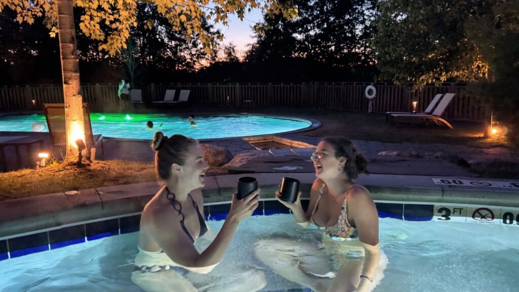 Hot tub at Terramor Outdoor Resort