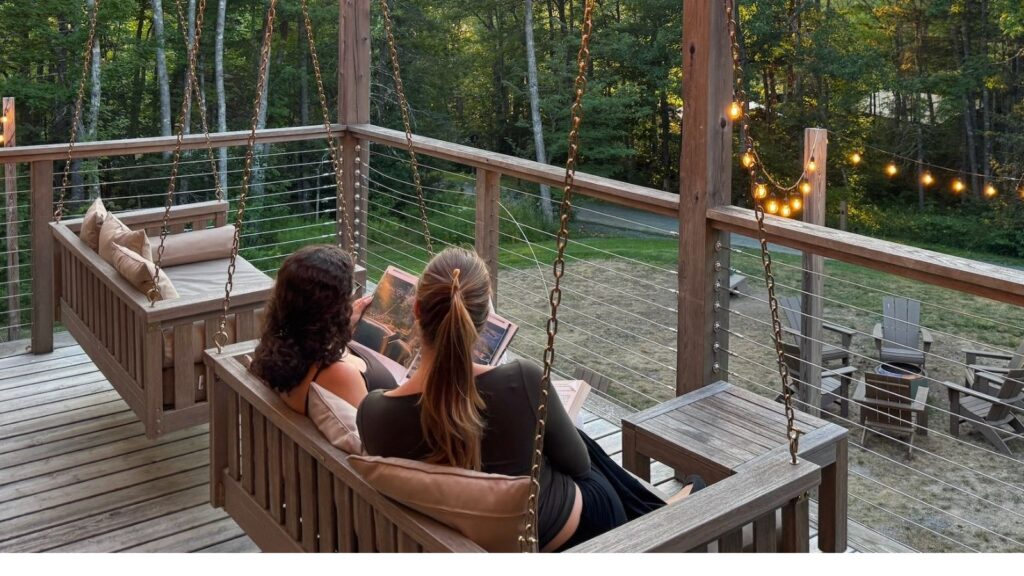Relaxing swing at Terramor Outdoor Resort