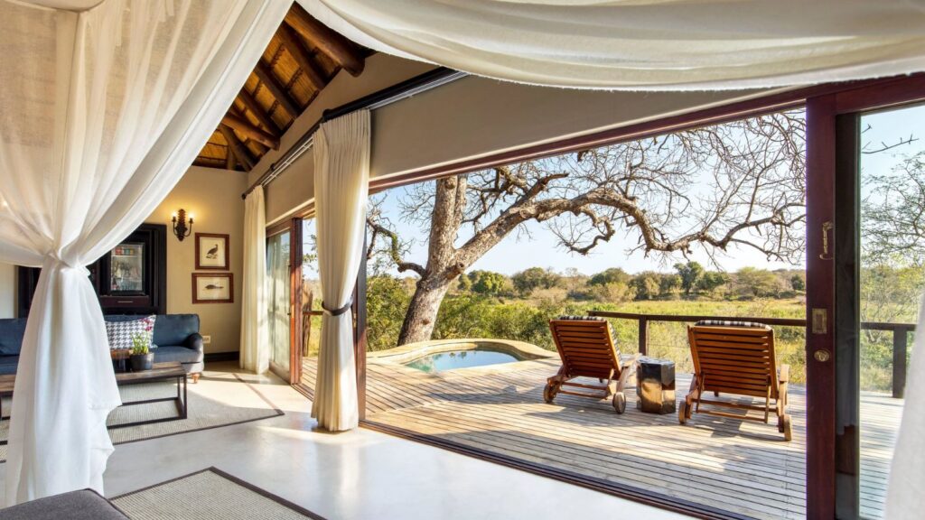 View from a suite at Lion Sands Tinga Lodge (Photo: Lion Sands Tinga Lodge)