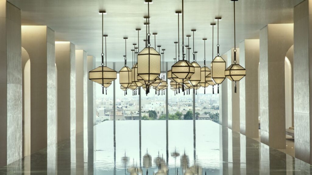 Lobby of Four Seasons Hotel Kuwait