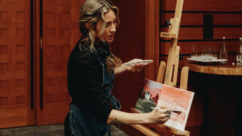 painting teacher at Four Seasons Whistler