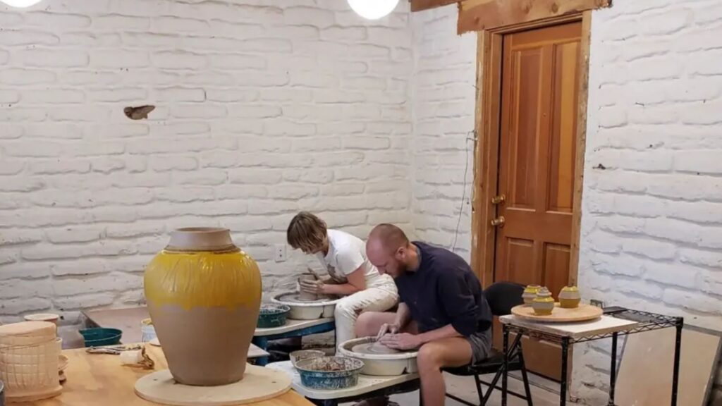 Pottery class at Santa Fe's Inn of the Five Graces