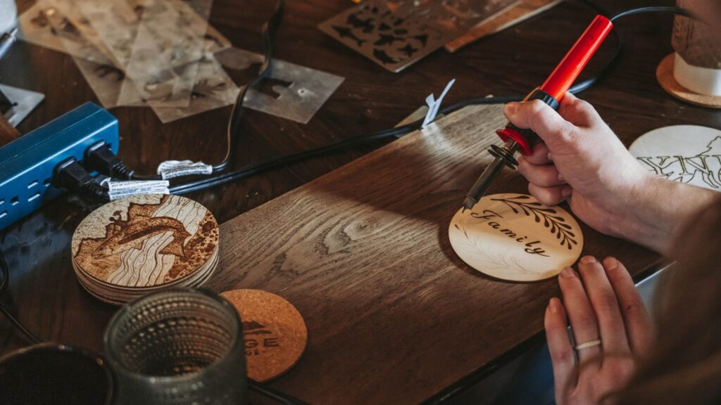 Woodburning workshop at Sage Lodge